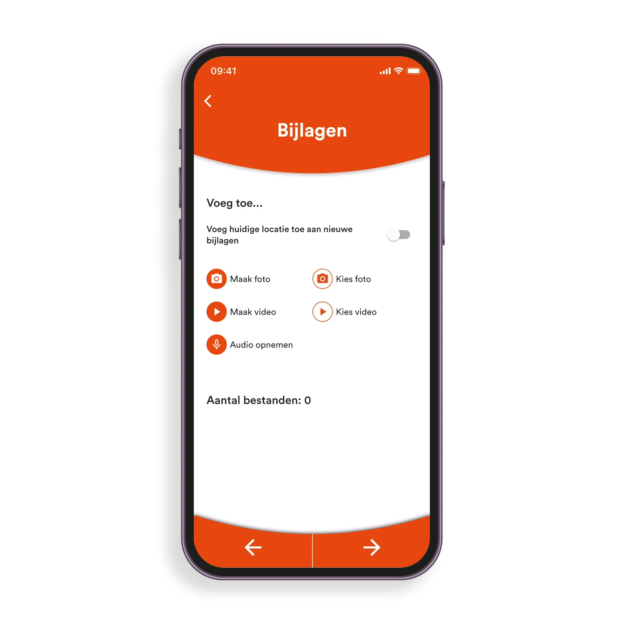 Discrimination Reporter app — add evidence