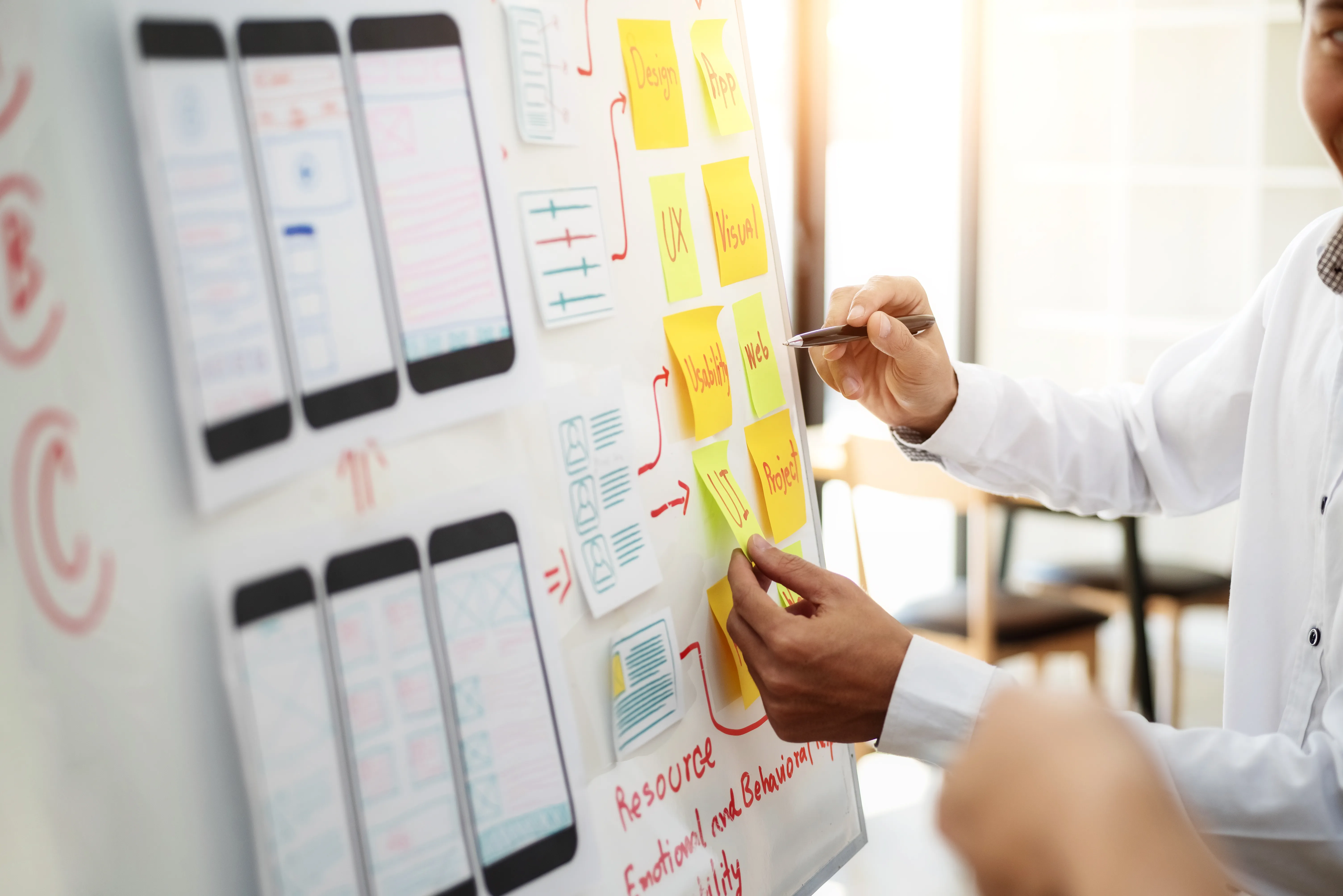 Voorbereiding van een app: wireframes en planning