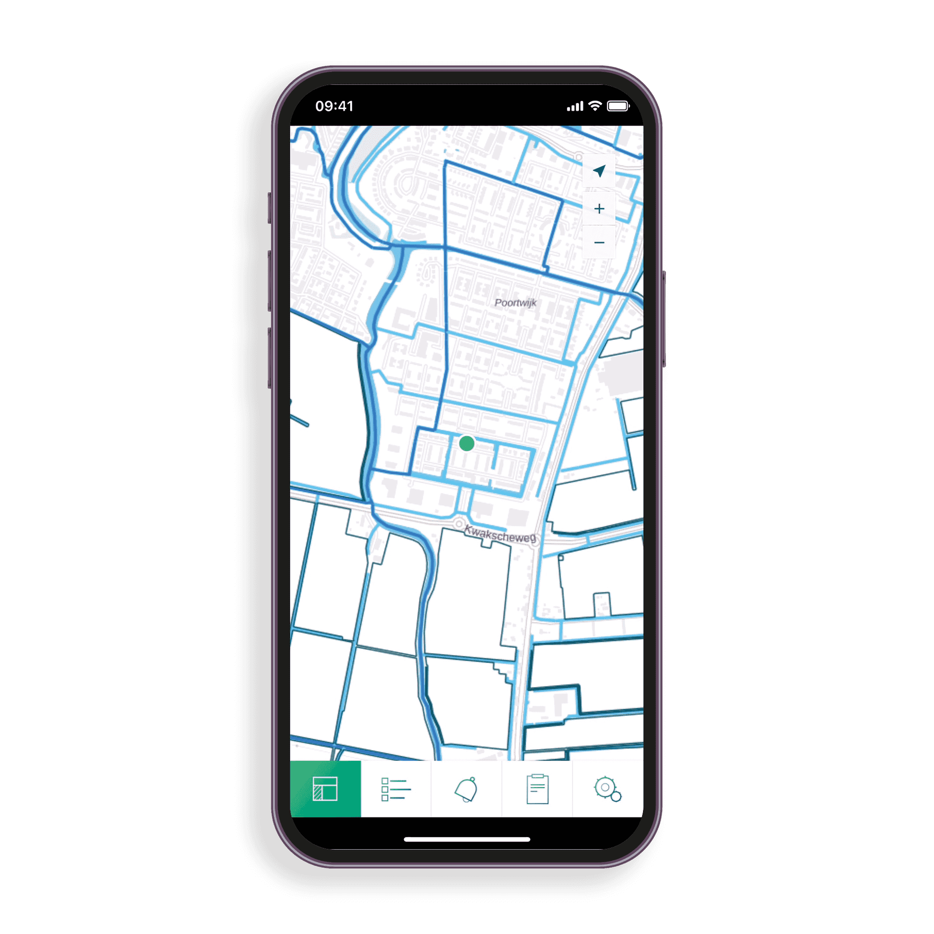 Het Waterschapshuis - Perceelwijzer mobile app - Map