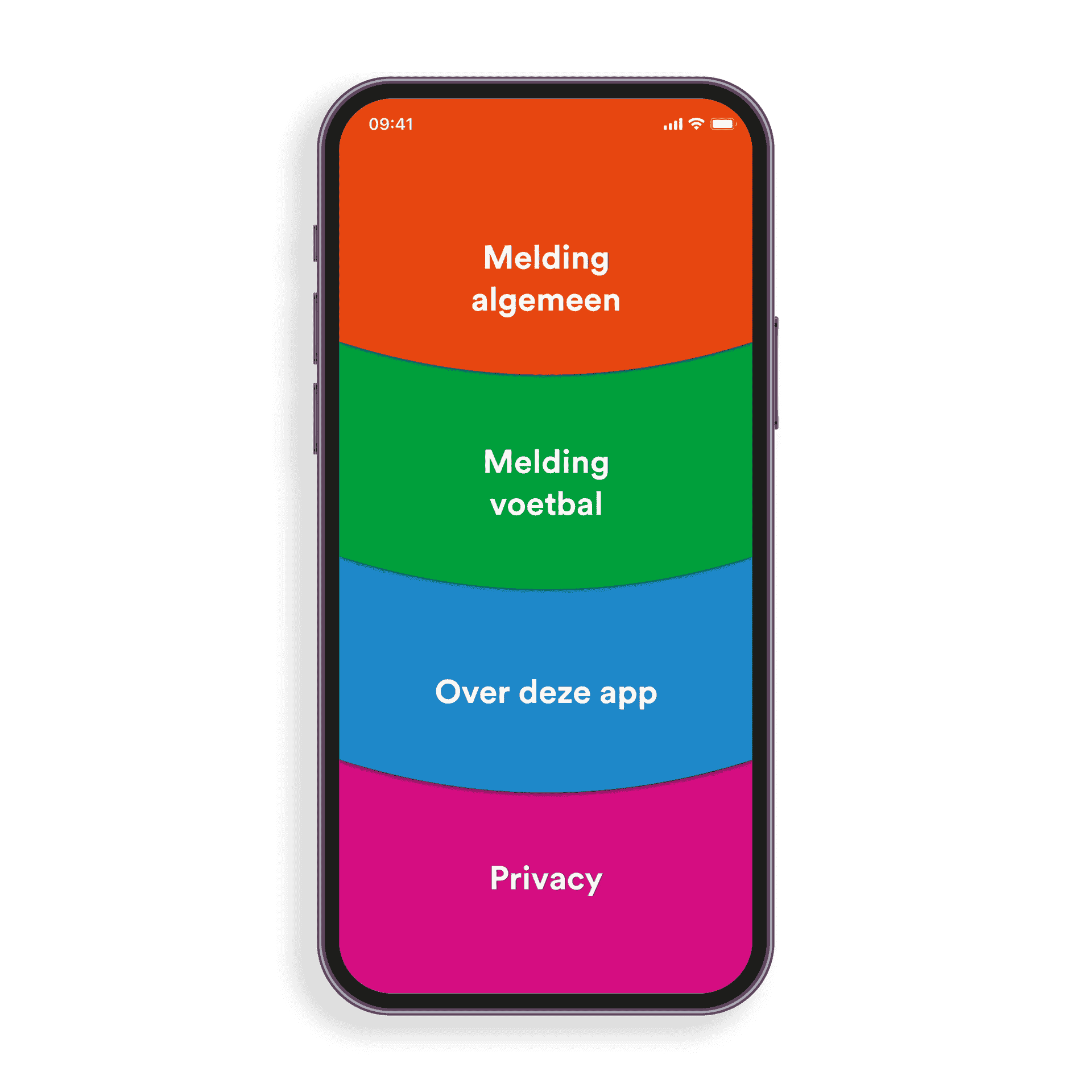 Stichting Radar / KNVB - Discriminatie Melder - Navigatie