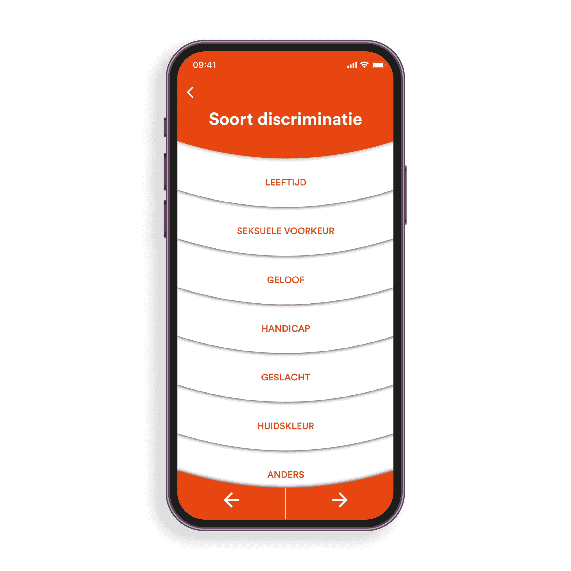 Stichting Radar / KNVB - Discriminatie Melder - Types